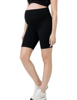 Ripe Over Tummy Bike Short in Black