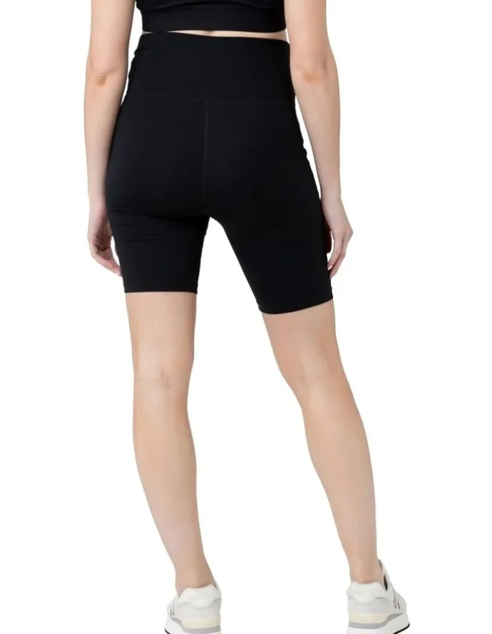 Ripe Over Tummy Bike Short in Black