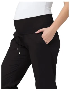 Ripe Philly Cotton Pant in Black