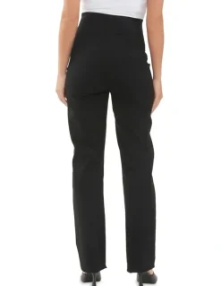Ripe Phoenix Straight Leg Pant in Black