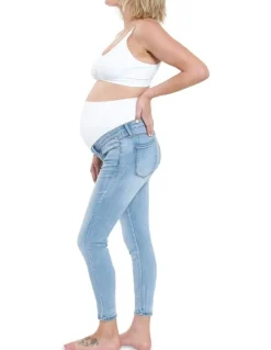 Ripe Rebel Ankle Grazer Jegging in Light Blue