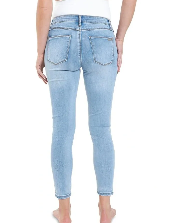 Ripe Rebel Ankle Grazer Jegging in Light Blue
