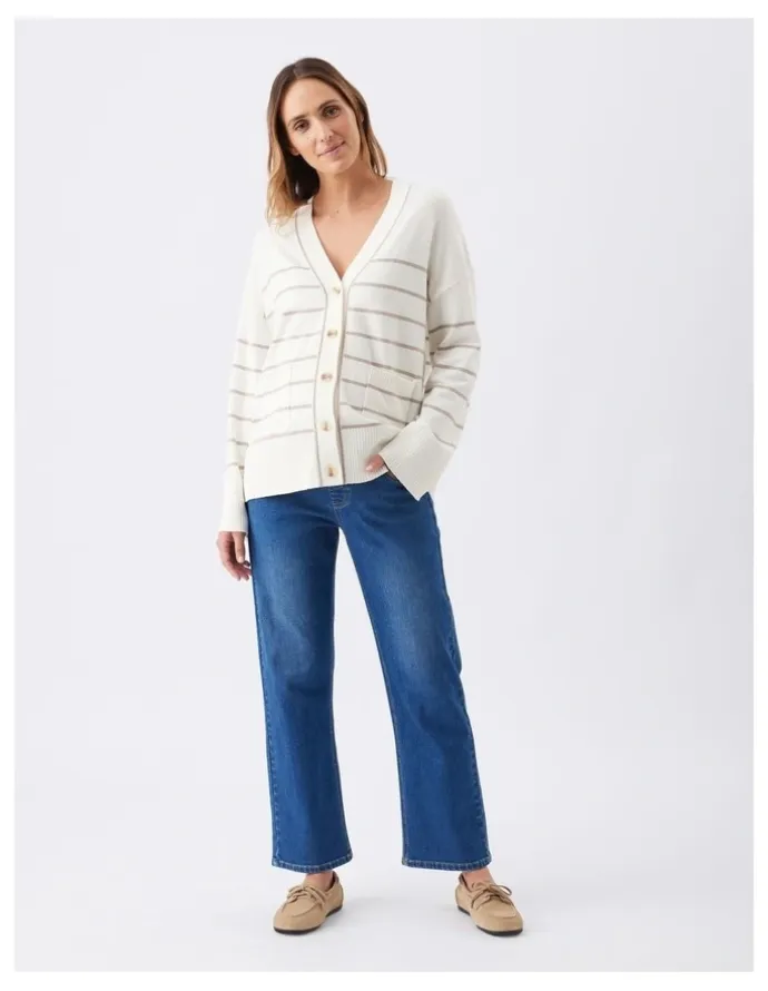 Ripe Teddy Straight Jeans in Blue