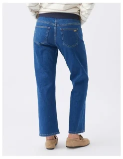 Ripe Teddy Straight Jeans in Blue