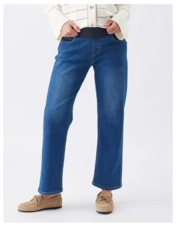 Ripe Teddy Straight Jeans in Blue