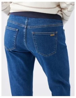 Ripe Teddy Straight Jeans in Blue
