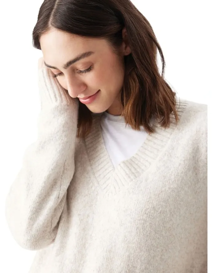 Ripe Vera Nursing Knit in Oat Marle
