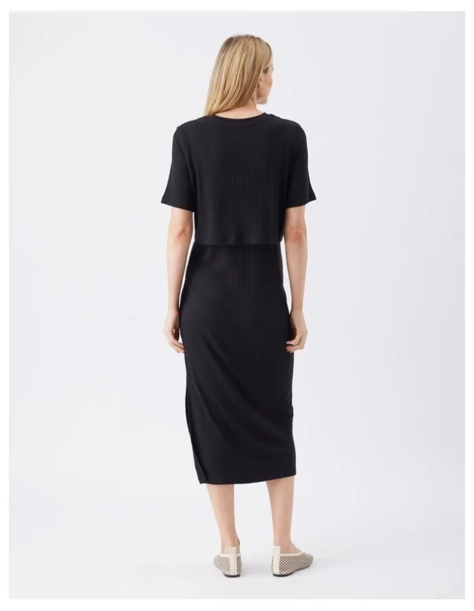 Ripe Ivy Rib Nursing Dress