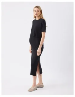 Ripe Ivy Rib Nursing Dress