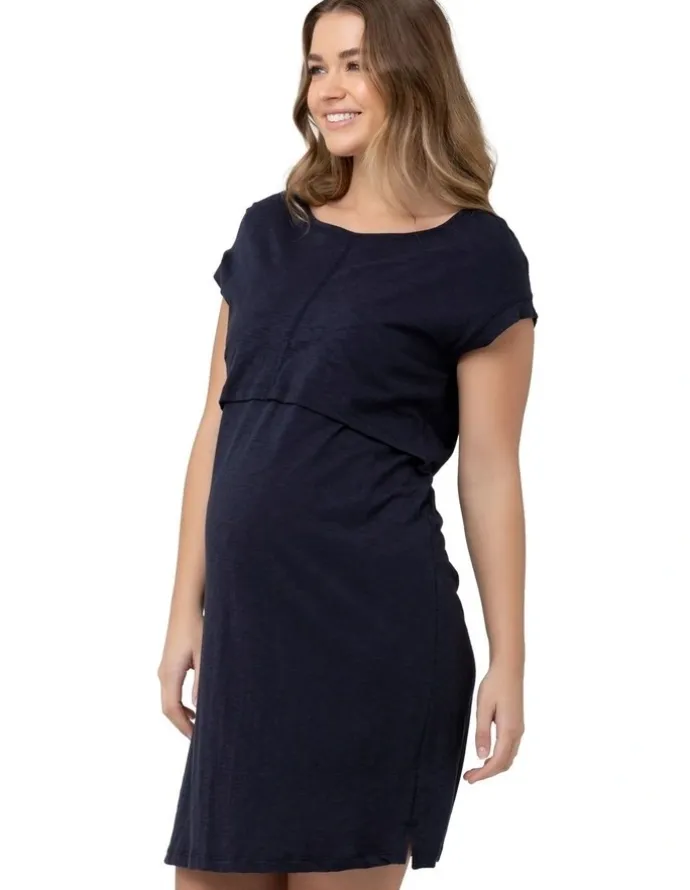 Ripe Roxie Nursing Dress in Indigo
