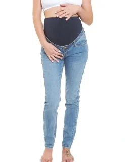Ripe Tyler Classic Slim Leg Jean in Blue