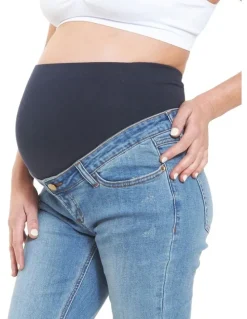 Ripe Tyler Classic Slim Leg Jean in Blue
