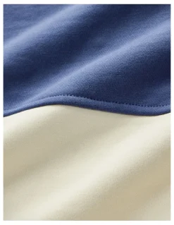 R.M.Williams Trickett Panel Sweatshirt in Ivory