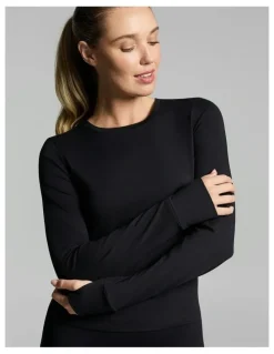Rockwear Activate Brushed Long Sleeve Black