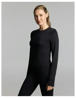 Rockwear Activate Brushed Long Sleeve Black