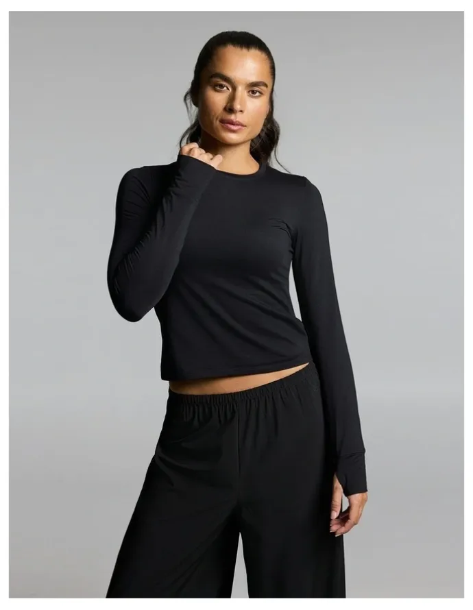 Rockwear Activate Brushed Long Sleeve Black