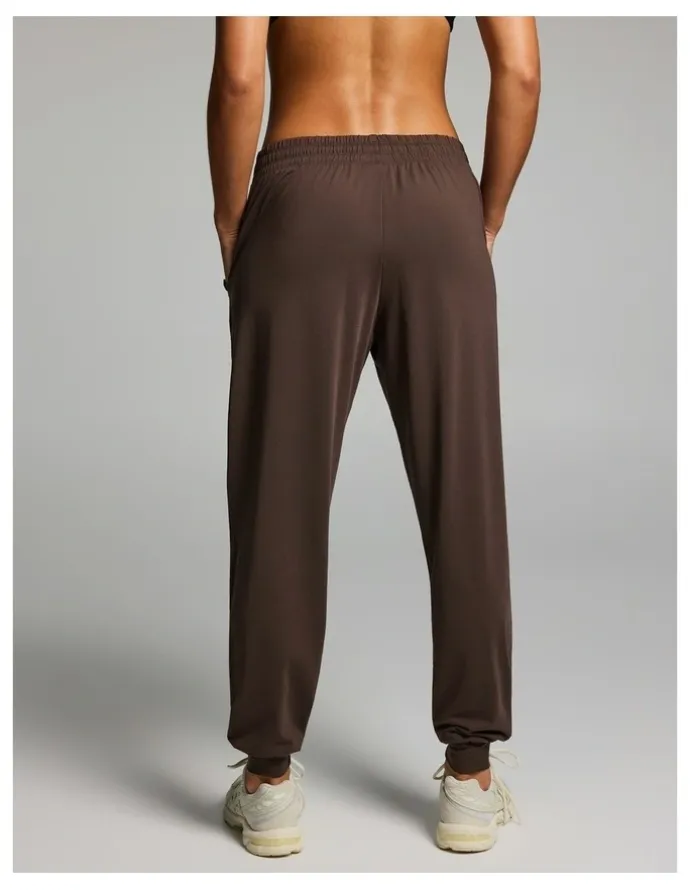 Rockwear Balance Tie Front Jogger Pants Carob