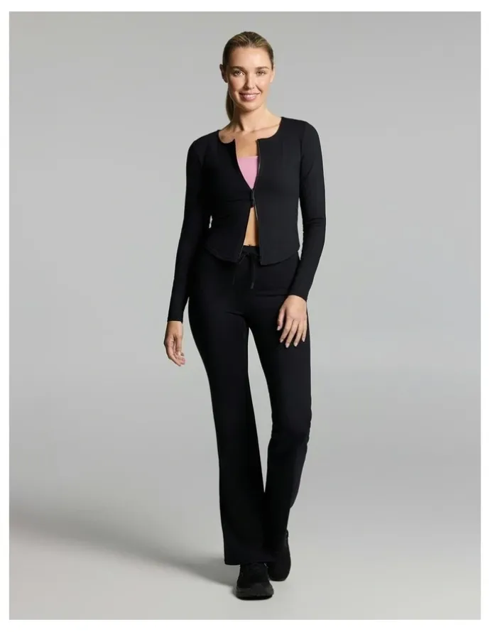 Rockwear Base One Double Ended Zip Long Sleeve Black