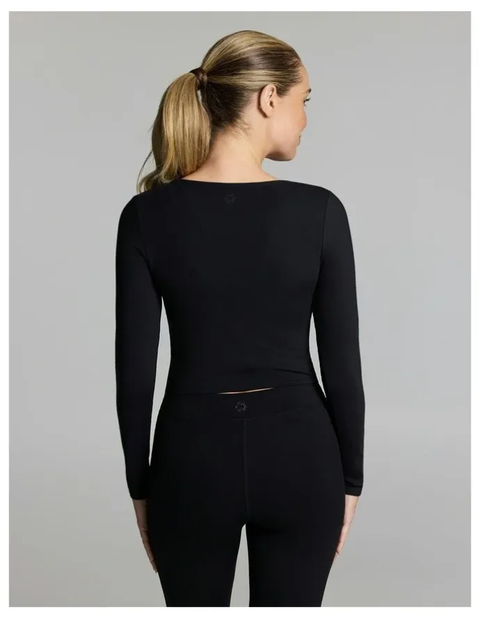 Rockwear Base One Double Ended Zip Long Sleeve Black