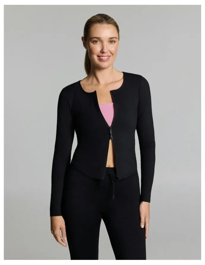 Rockwear Base One Double Ended Zip Long Sleeve Black