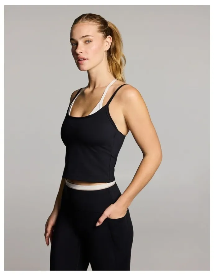 Rockwear Base One Layered Singlet in Black