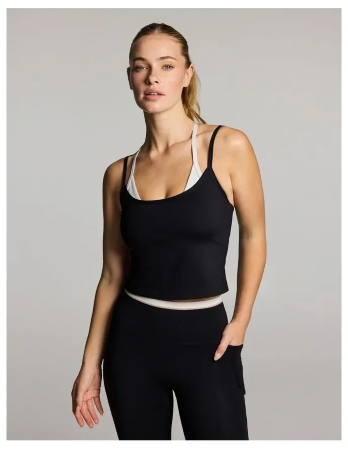 Rockwear Base One Layered Singlet in Black