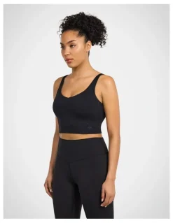 Rockwear Base One Longline Low Impact Bra in Black