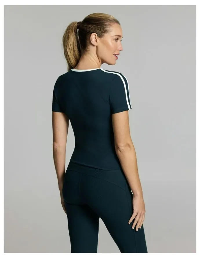 Rockwear Base One Moto Tee Teal
