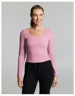 Rockwear Base One Support Long Sleeve Dusty Pink
