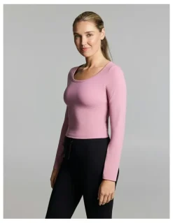 Rockwear Base One Support Long Sleeve Dusty Pink