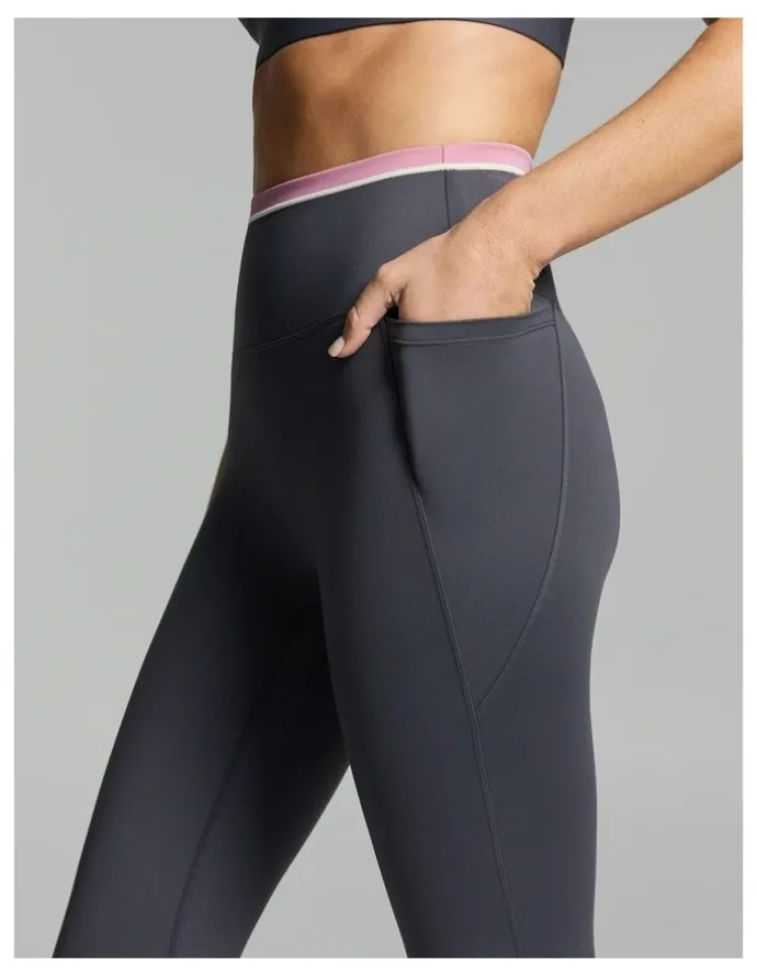 Rockwear Blocked Pocket Ankle Grazer Tights Zinc