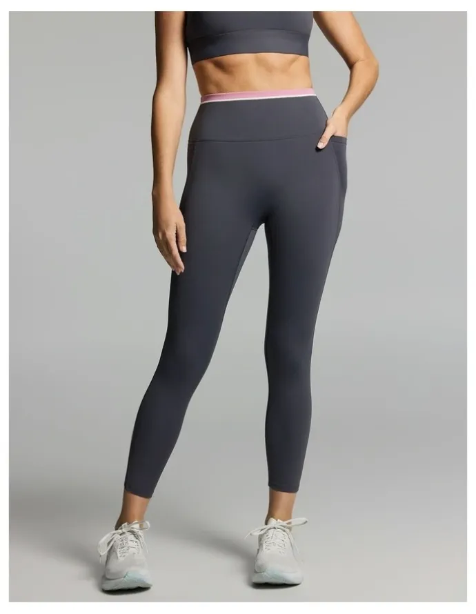 Rockwear Blocked Pocket Ankle Grazer Tights Zinc