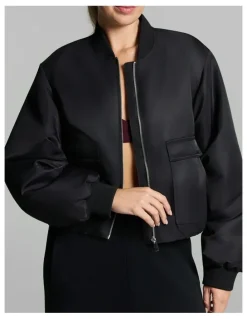 Rockwear Bomber Jacket Black