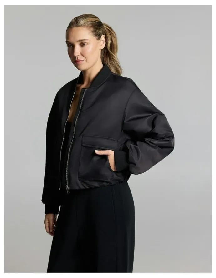 Rockwear Bomber Jacket Black