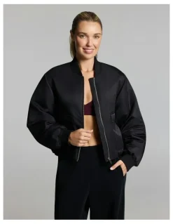 Rockwear Bomber Jacket Black