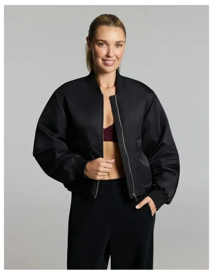 Rockwear Bomber Jacket Black
