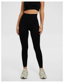 Rockwear Booty Booster Scrunch Bum Ankle Grazer Tight in Black