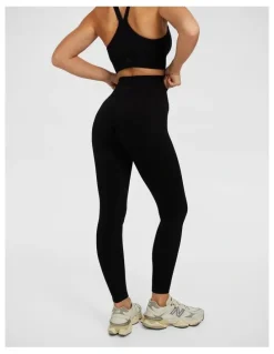 Rockwear Booty Booster Scrunch Bum Ankle Grazer Tight in Black