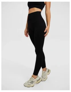 Rockwear Booty Booster Scrunch Bum Ankle Grazer Tight in Black