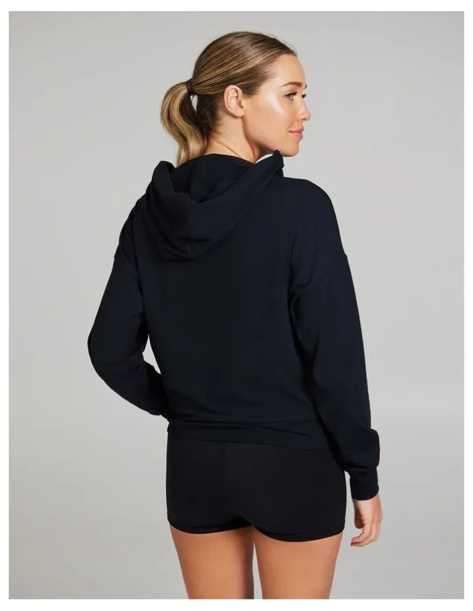 Rockwear Comfort Touch Long Sleeve Hoodie in Black