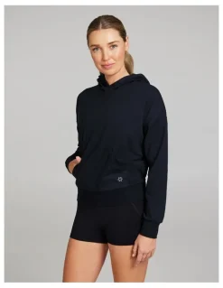 Rockwear Comfort Touch Long Sleeve Hoodie in Black