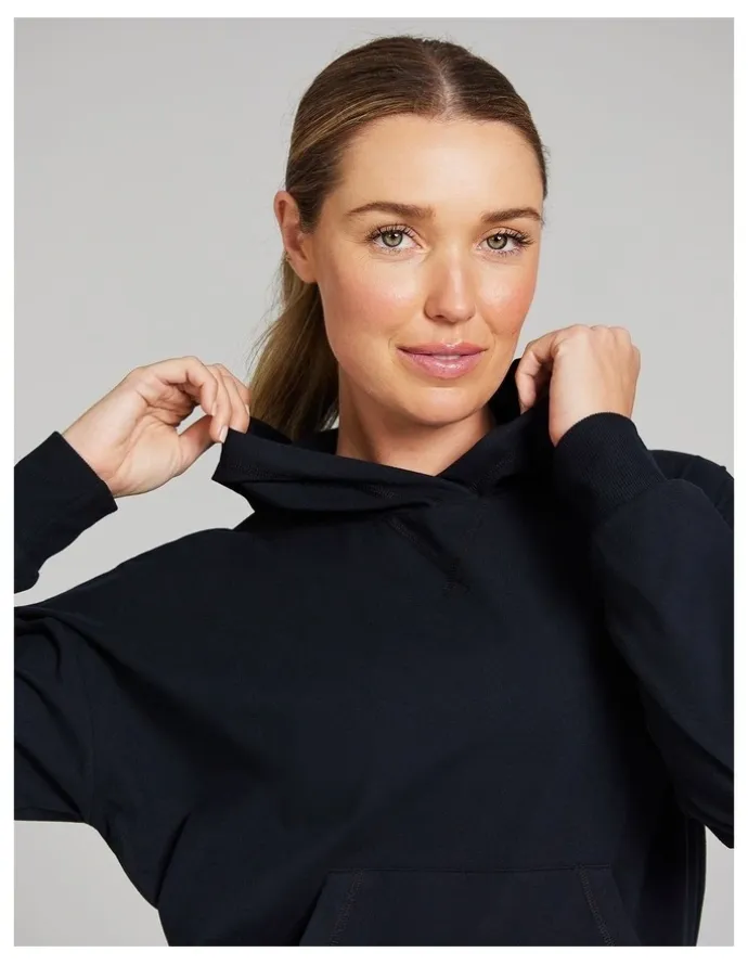 Rockwear Comfort Touch Long Sleeve Hoodie in Black