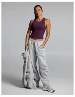 Rockwear Cosy Fleece Cocoon Jogger Mid Grey Marle