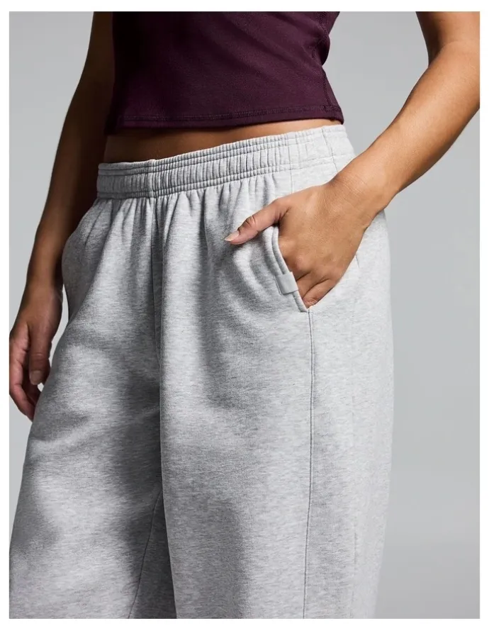 Rockwear Cosy Fleece Cocoon Jogger Mid Grey Marle