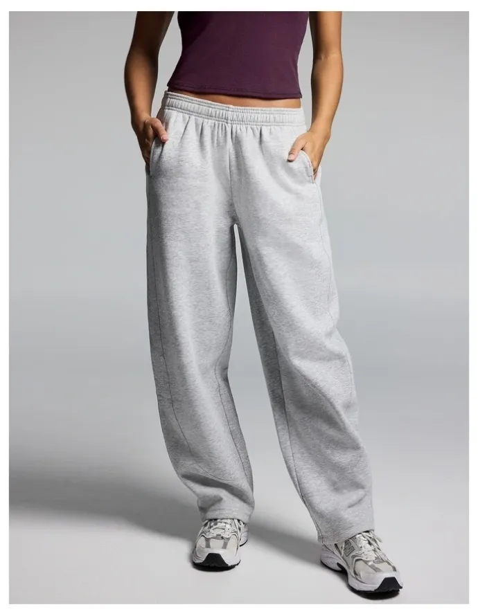 Rockwear Cosy Fleece Cocoon Jogger Mid Grey Marle