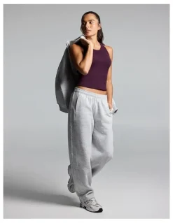Rockwear Cosy Fleece Cocoon Jogger Mid Grey Marle