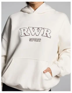 Rockwear Cosy Fleece Longline Hoodie Cream