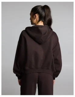 Rockwear Cosy Fleece Zip Through Hoodie Cocoa