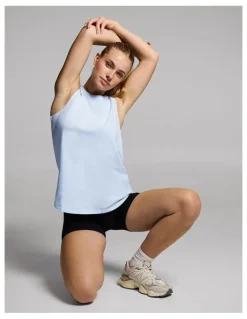Rockwear Cotton Tank in Light Sky Blue