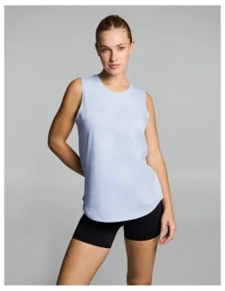 Rockwear Cotton Tank in Light Sky Blue